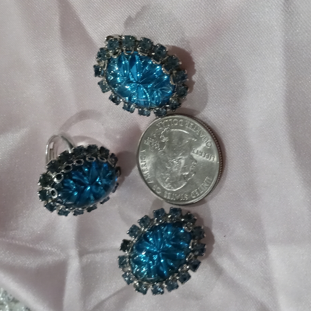 Vintage Ring and matching earrings - Picture 3 of 4